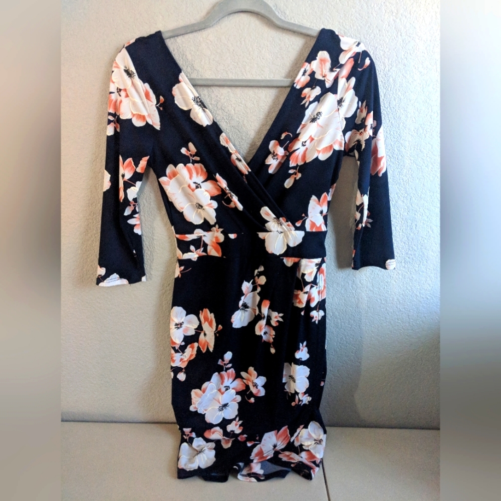 Women's Floral Wrap Dress Oriental Geisha Doll Costume Businesscasual Party